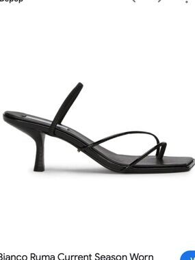 Tony Bianco Ruma Sandal Black, Size 8